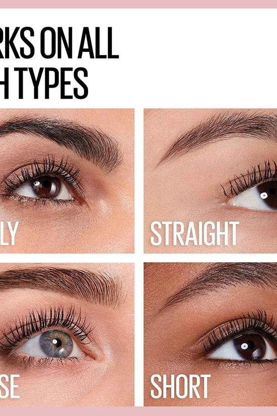 Lash Sensational Washable Mascara, Lengthening and Volumizing for a Full Fan Effect, Blackest Black, 1 Count