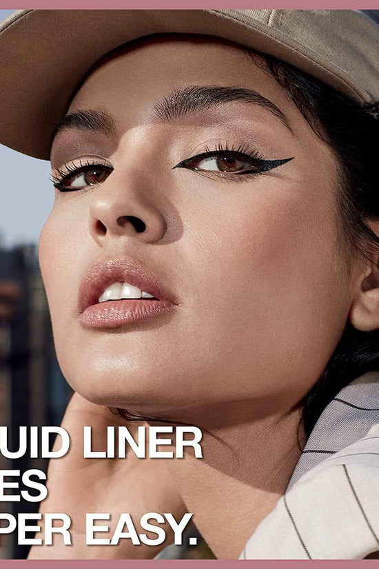 Hyper Easy Liquid Pen No-Skip Eyeliner, Satin Finish, Waterproof Formula, Pitch Black, 0.018 Fl Oz