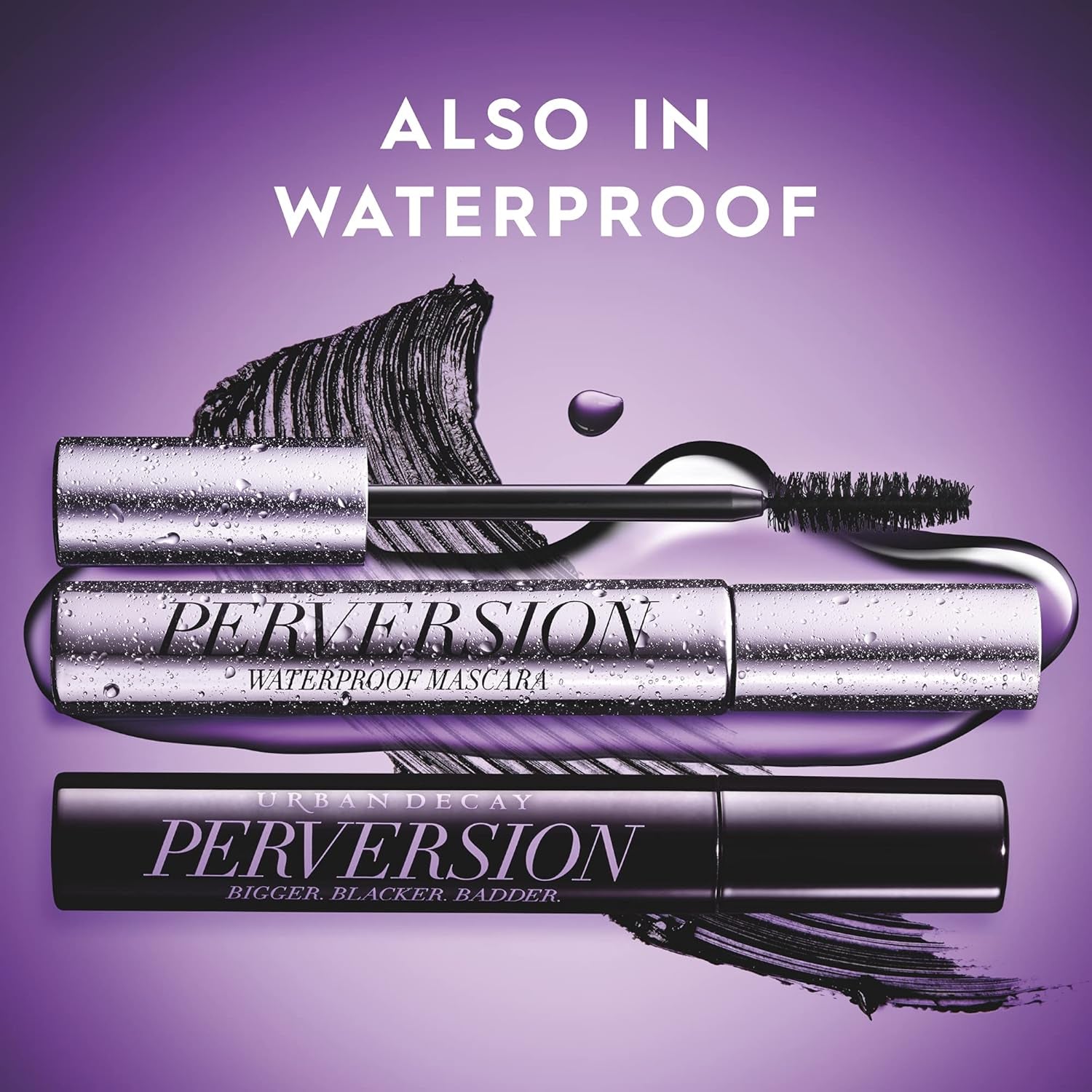 Perversion Volumizing Mascara - Intense Black Lengthening Mascara, Smudge-Resistant, Flake-Free, Buildable Lash Volume & Length, Curling & Separating, Cruelty-Free