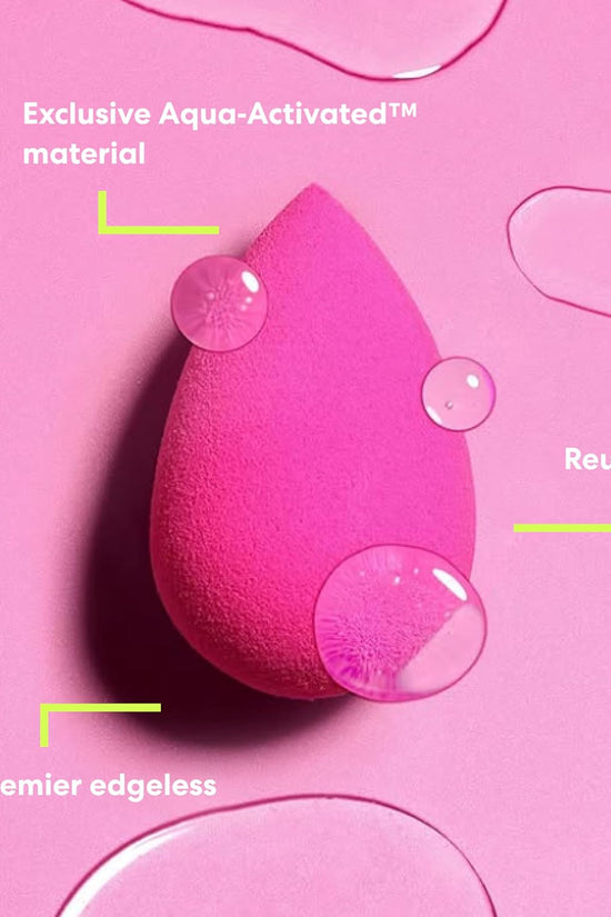 ® | Original Pink Beauty Blender Makeup Sponge, Super-Soft Foam Easily Blends Foundations, Powders & Creams, Made in USA, Reusable, Washable, Streak Free Application, Vegan, Cruelty Free