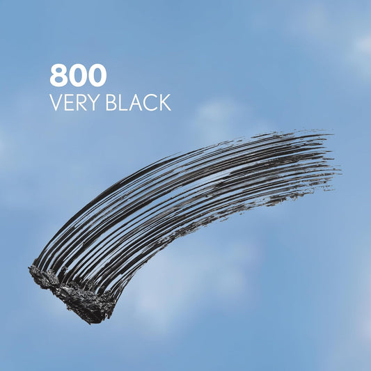 Clump Crusher Mascara, 20X More Volume, Double Sided Brush, Long-Lasting Wear - 800 Very Black (Pack of 1)