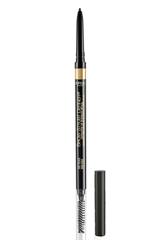 Makeup Brow Stylist Definer Waterproof Eyebrow Pencil, Ultra-Fine Mechanical Pencil, Draws Tiny Brow Hairs and Fills in Sparse Areas and Gaps, Dark Brunette, 0.003 Ounce (Pack of 1)