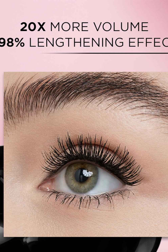 Makeup Voluminous Lash Paradise Mascara, Voluptuous Volume, Intense Length, Feathery Soft Full Lashes, No Flaking, No Smudging, No Clumping, Blackest Black, 0.25 Fl Oz (Pack of 1)