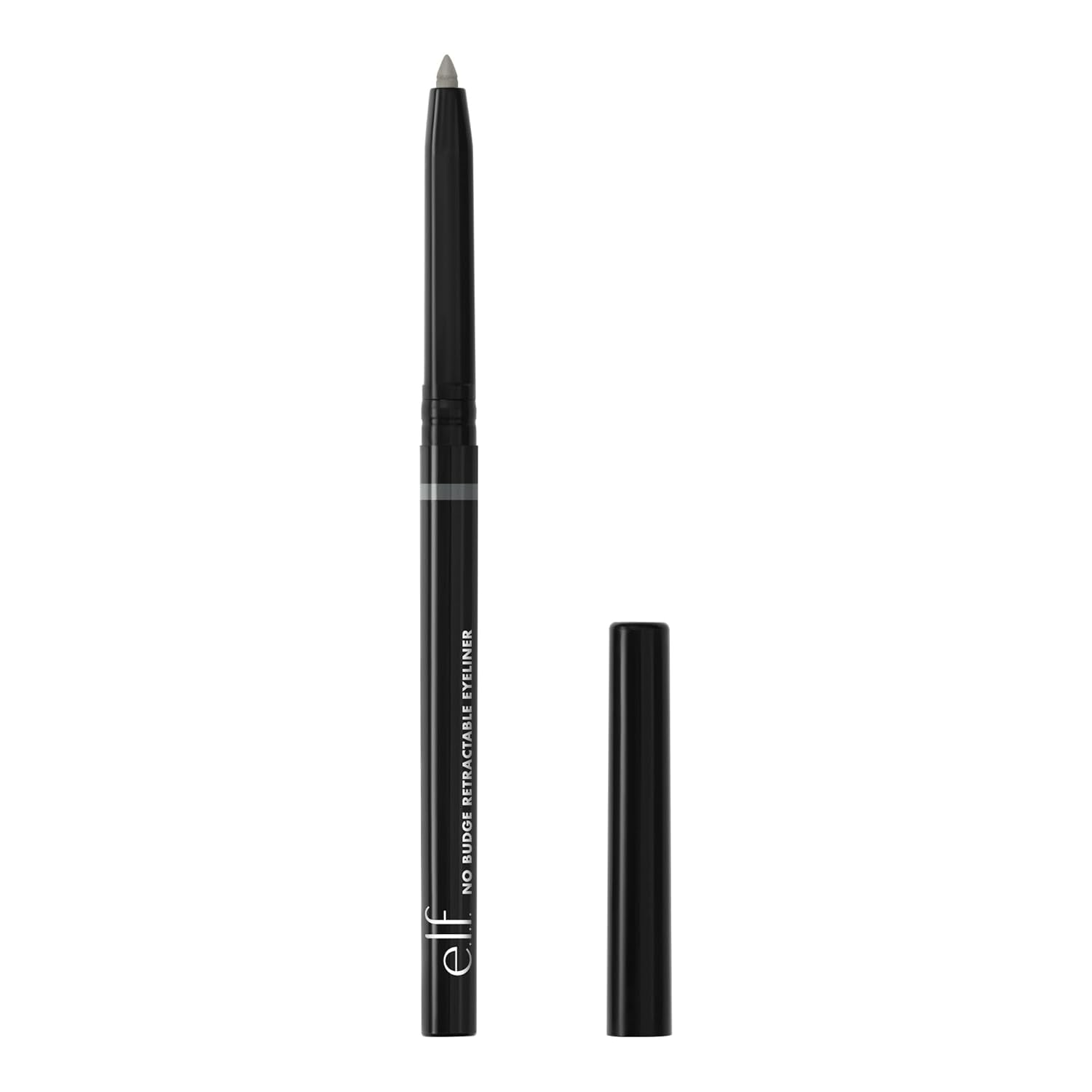 No Budge Retractable Eyeliner, Creamy, Ultra-Pigmented & Waterproof, Creates Bold & Defined Lines, Vegan & Cruelty-Free, Black