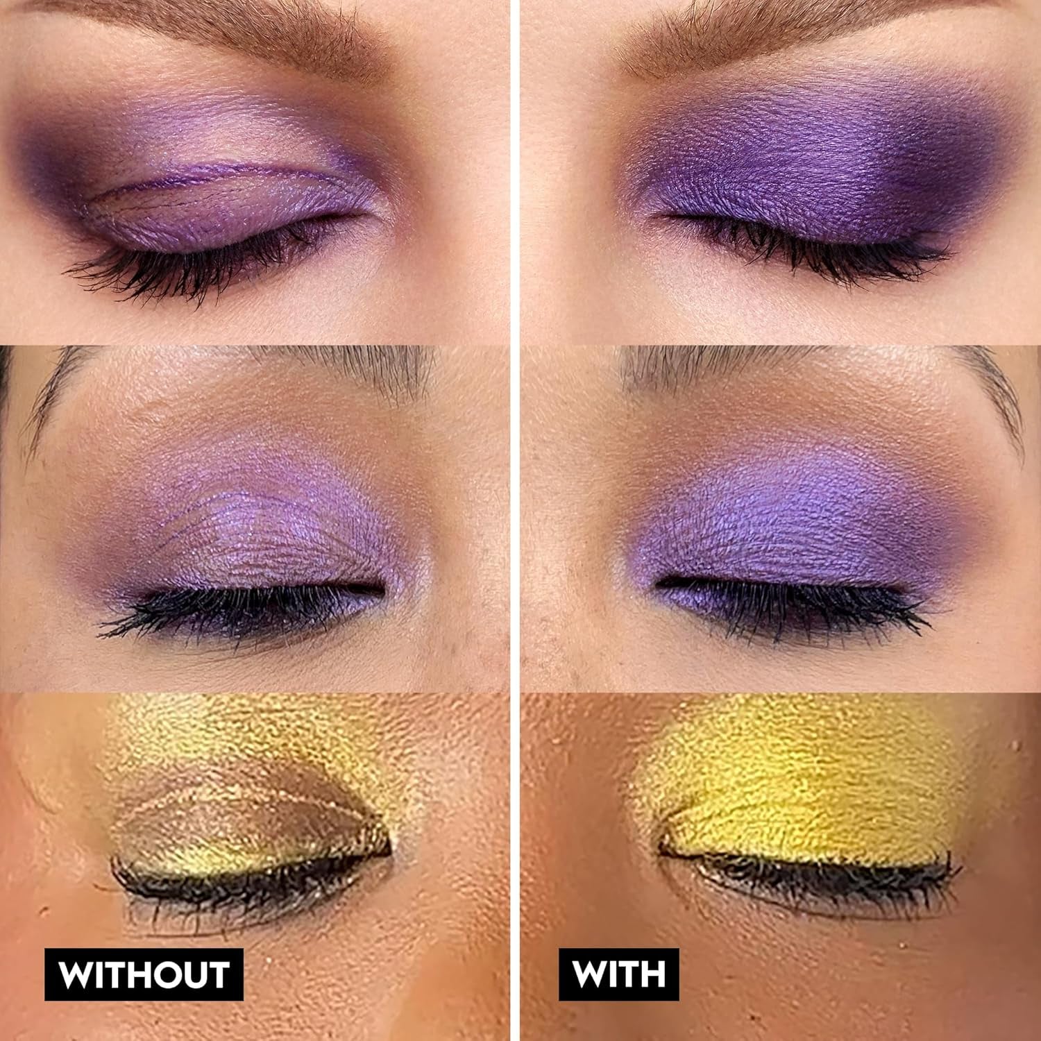 Eyeshadow Primer Potion - Smooth Eye Makeup Base, Crease-Free Eyeshadow, Waterproof & Long-Lasting Nude Eye Primer, Universal for All Skin Tones, More Vibrant Color, Paraben-Free, Vegan