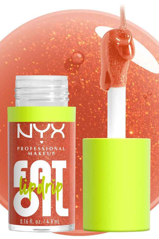 Fat Oil Lip Drip, Moisturizing Lip Oil Gloss, Vegan Tinted Formula, up to 12 HR Hydration - Missed Call (Sheer Pink)