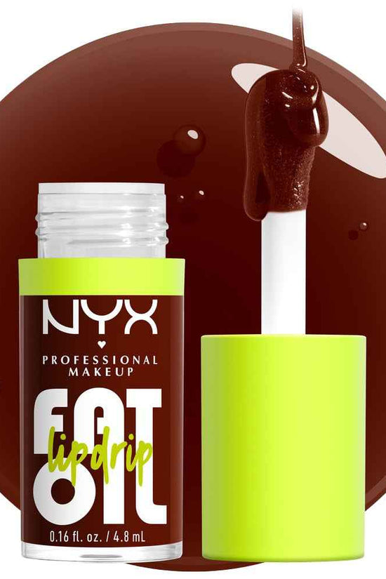 Fat Oil Lip Drip, Moisturizing Lip Oil Gloss, Vegan Tinted Formula, up to 12 HR Hydration - Missed Call (Sheer Pink)