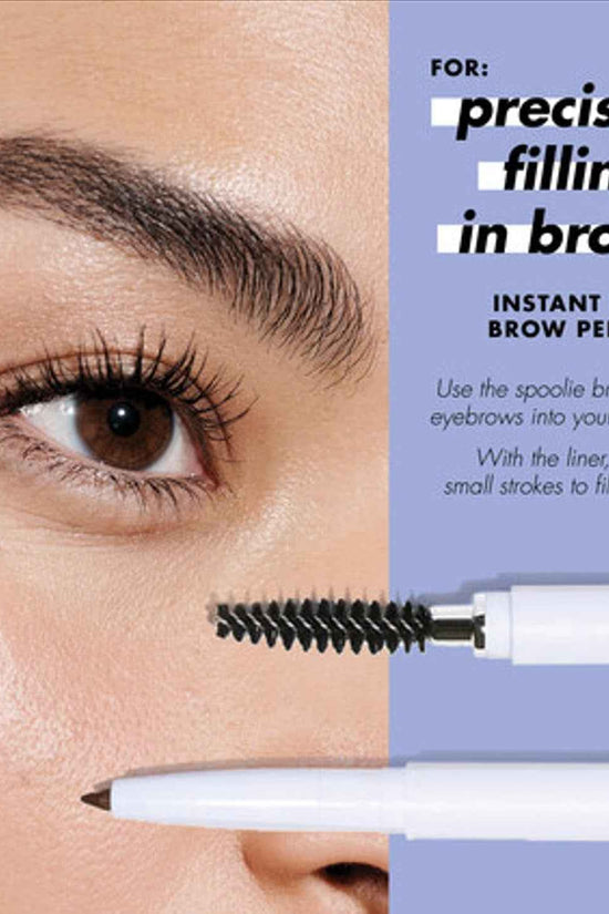 Instant Lift Brow Pencil, Dual-Sided, Precise, Fine Tip, Shapes, Defines, Fills Brows, Contours, Combs, Tames, Blonde, 0.006 Oz