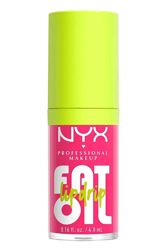 Fat Oil Lip Drip, Moisturizing Lip Oil Gloss, Vegan Tinted Formula, up to 12 HR Hydration - Missed Call (Sheer Pink)