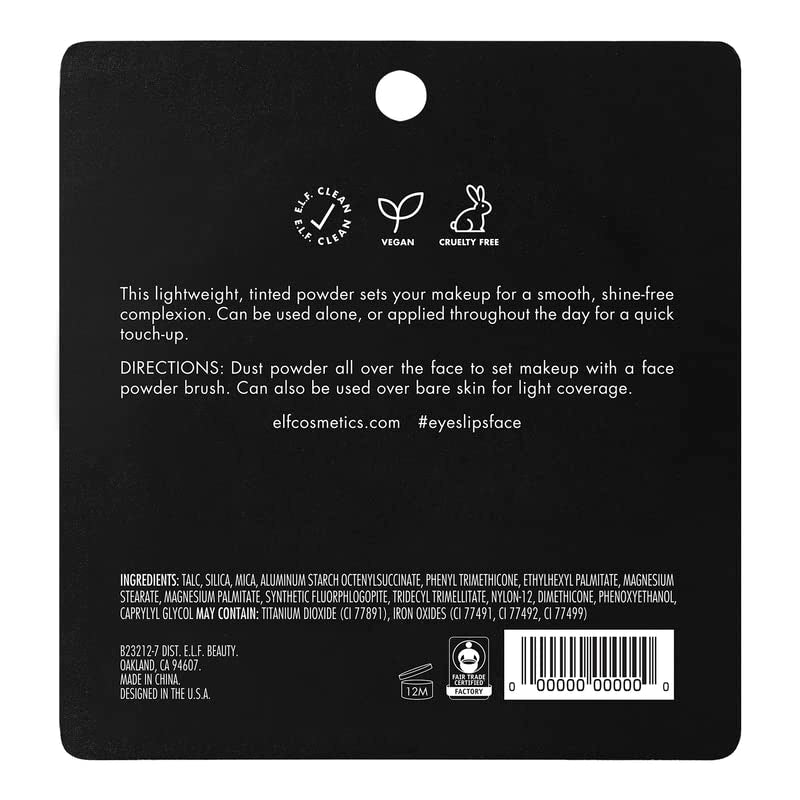 Prime & Stay Finishing Powder, Sets Makeup, Controls Shine & Smooths Complexion, Delivers a Matte Finish, Vegan & Cruelty-Free, Fair/Light