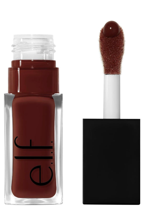 Glow Reviver Lip Oil, Nourishing Tinted Lip Oil for a High-Shine Finish, Infused with Jojoba Oil, Vegan & Cruelty-Free, Rose Envy