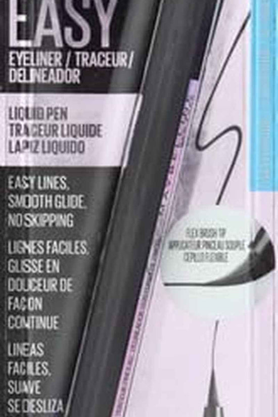 Hyper Easy Liquid Pen No-Skip Eyeliner, Satin Finish, Waterproof Formula, Pitch Black, 0.018 Fl Oz