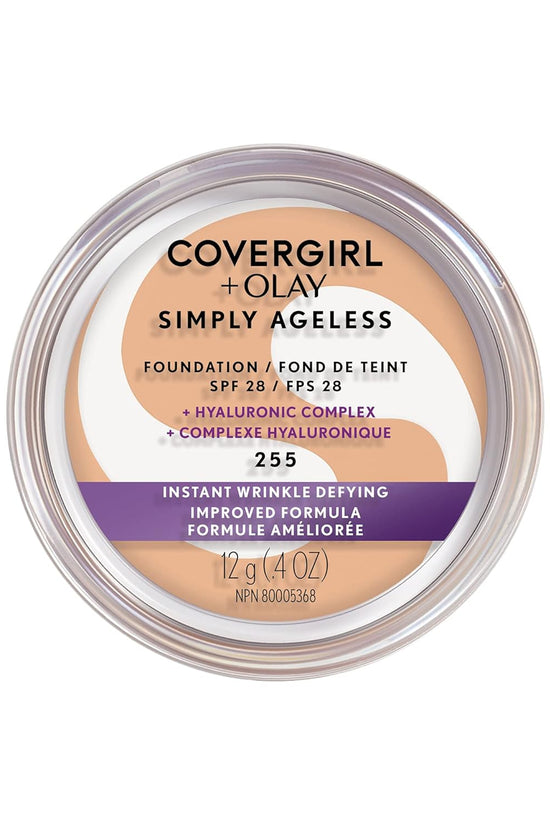 & Olay Simply Ageless Instant Wrinkle-Defying Foundation, Creamy Natural 0.44 Fl Oz (Pack of 1)