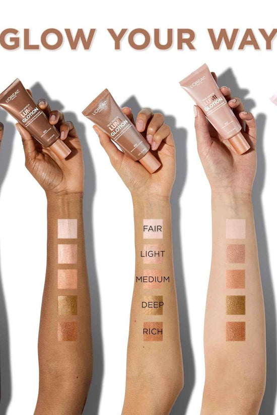 Makeup True Match Lumi Glotion, Natural Glow Enhancer, Illuminator Highlighter, Bronzing Drops for a Sun-Kissed Glow, 903 Medium