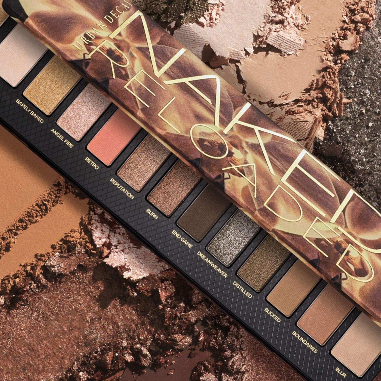 Naked Reloaded, Nude Bronze Neutral Eyeshadow Palette, Matte, Metallic, Shimmer Finish, 12 Warm Bronze Eye Shadows, Natural Soft Glam Smokey Eye Makeup, Vegan, Cruelty-Free