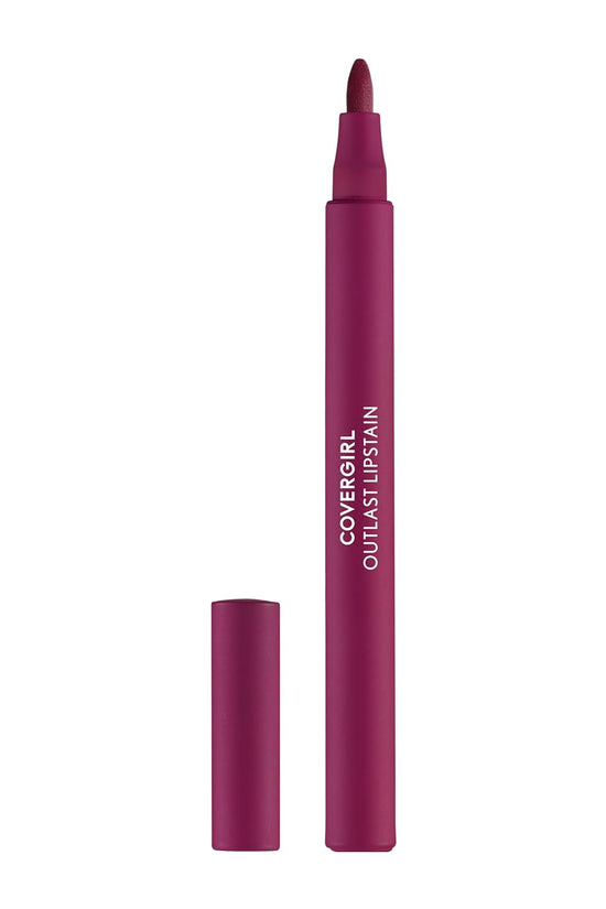 Outlast, 10 Sugey Girl, Lipstain, Smooth Application, Precise Pen-Like Tip, Transfer-Proof, Satin Stained Finish, Vegan Formula, 0.06Oz