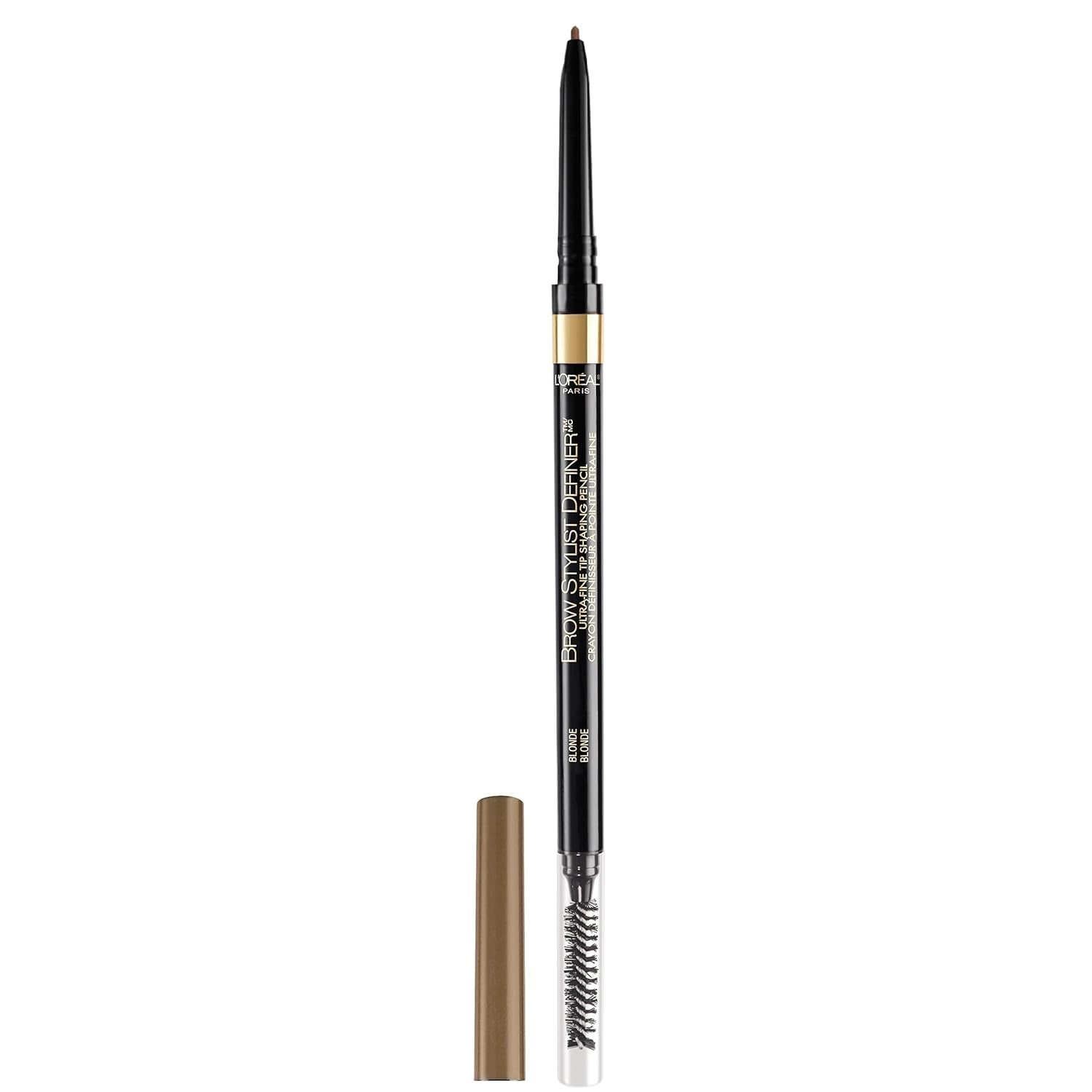 Makeup Brow Stylist Definer Waterproof Eyebrow Pencil, Ultra-Fine Mechanical Pencil, Draws Tiny Brow Hairs and Fills in Sparse Areas and Gaps, Dark Brunette, 0.003 Ounce (Pack of 1)