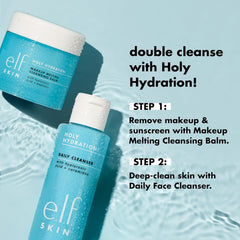 SKIN Holy Hydration! Daily Cleanser, Face Cleanser for Washing Away Excess Oil, Impurities & Makeup, Made with Hyaluronic Acid, Vegan & Cruelty-Free