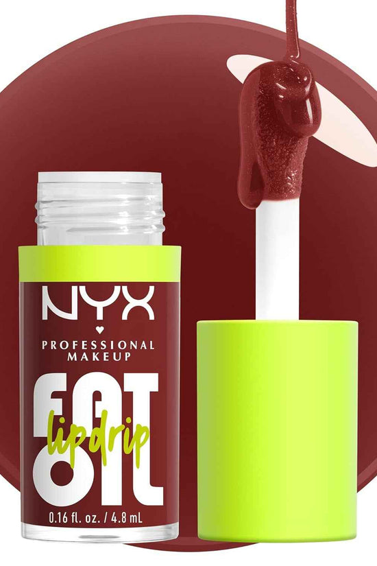 Fat Oil Lip Drip, Moisturizing Lip Oil Gloss, Vegan Tinted Formula, up to 12 HR Hydration - Missed Call (Sheer Pink)