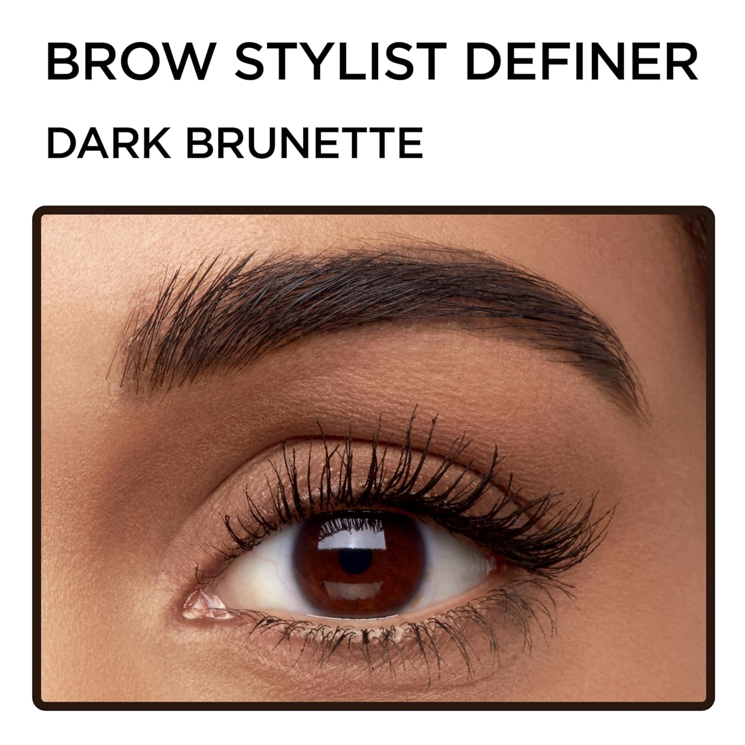 Makeup Brow Stylist Definer Waterproof Eyebrow Pencil, Ultra-Fine Mechanical Pencil, Draws Tiny Brow Hairs and Fills in Sparse Areas and Gaps, Dark Brunette, 0.003 Ounce (Pack of 1)