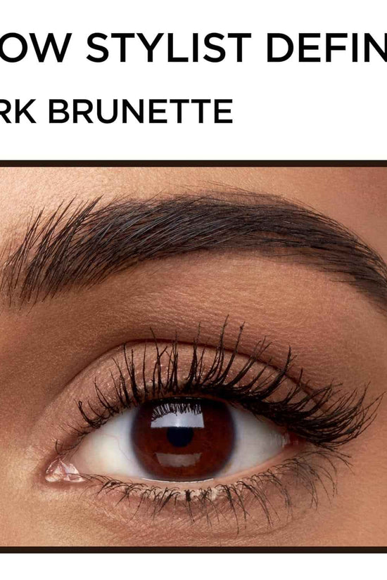 Makeup Brow Stylist Definer Waterproof Eyebrow Pencil, Ultra-Fine Mechanical Pencil, Draws Tiny Brow Hairs and Fills in Sparse Areas and Gaps, Dark Brunette, 0.003 Ounce (Pack of 1)