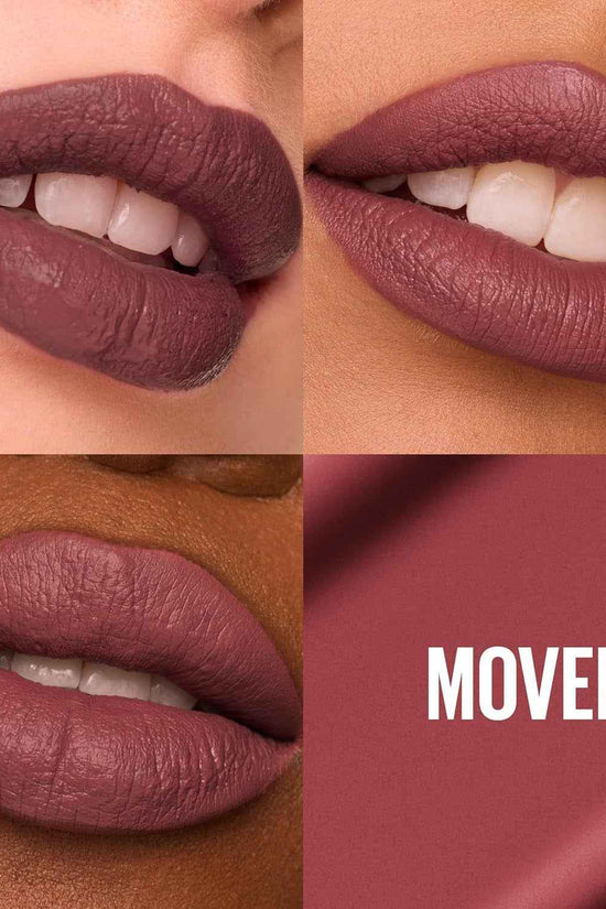 Super Stay Matte Ink Liquid Lipstick Makeup, Long Lasting High Impact Color, up to 16H Wear, Mover, Brown, 1 Count, Packaging May Vary