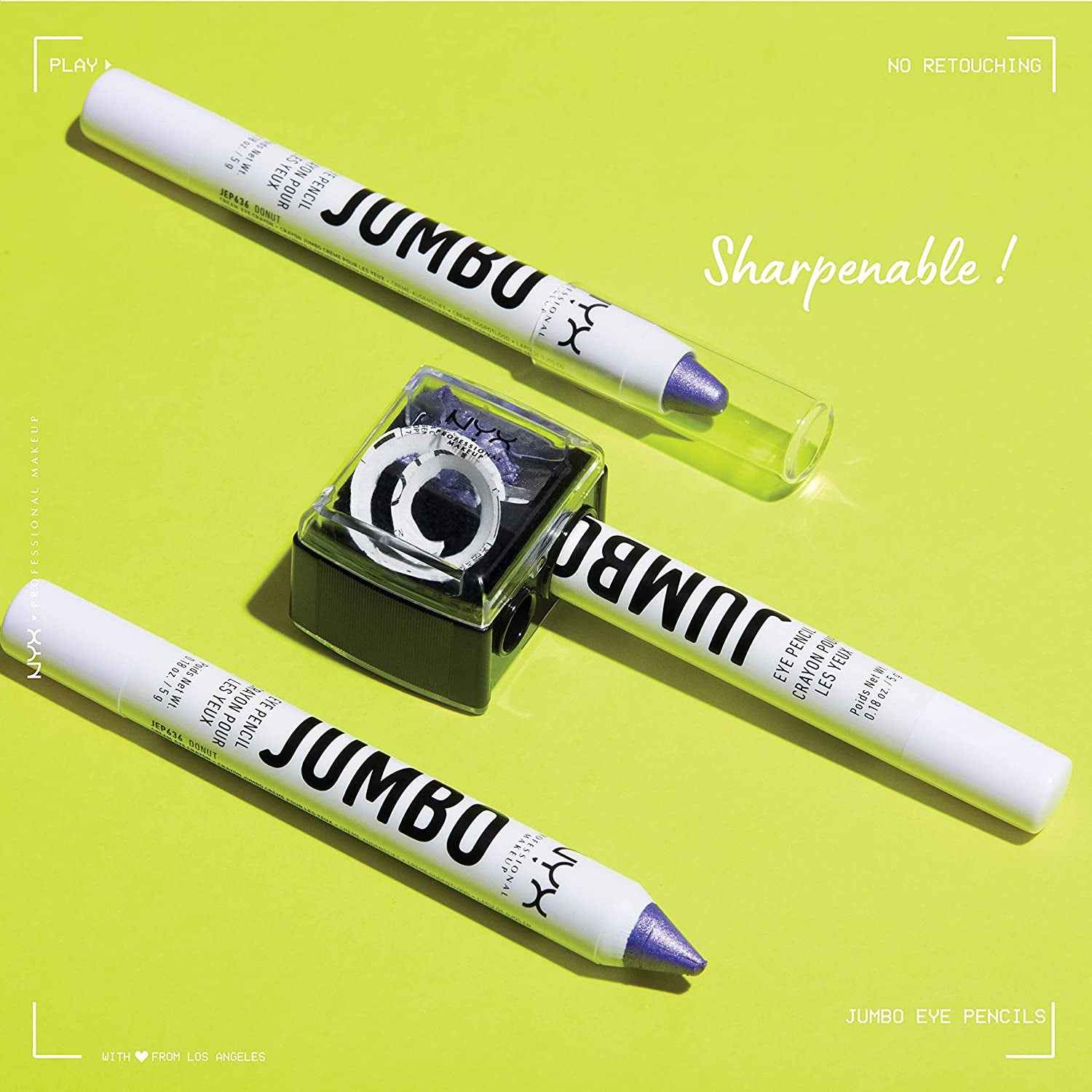 Jumbo Eye Pencil, Blendable Eyeshadow Stick & Eyeliner Pencil - Milk (White)
