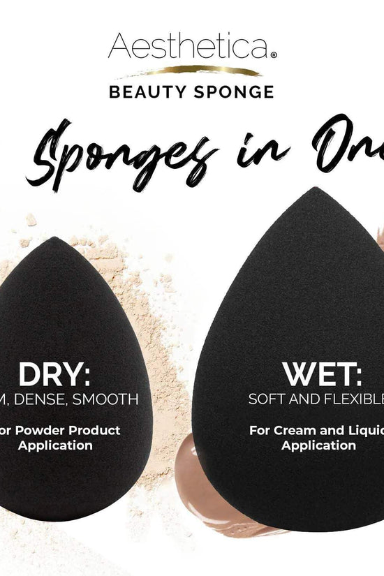 Cosmetics Beauty Sponge Blender - Latex Free and Vegan Makeup Sponge Blender - for Powder, Cream or Liquid Application - One Piece Make up Sponge