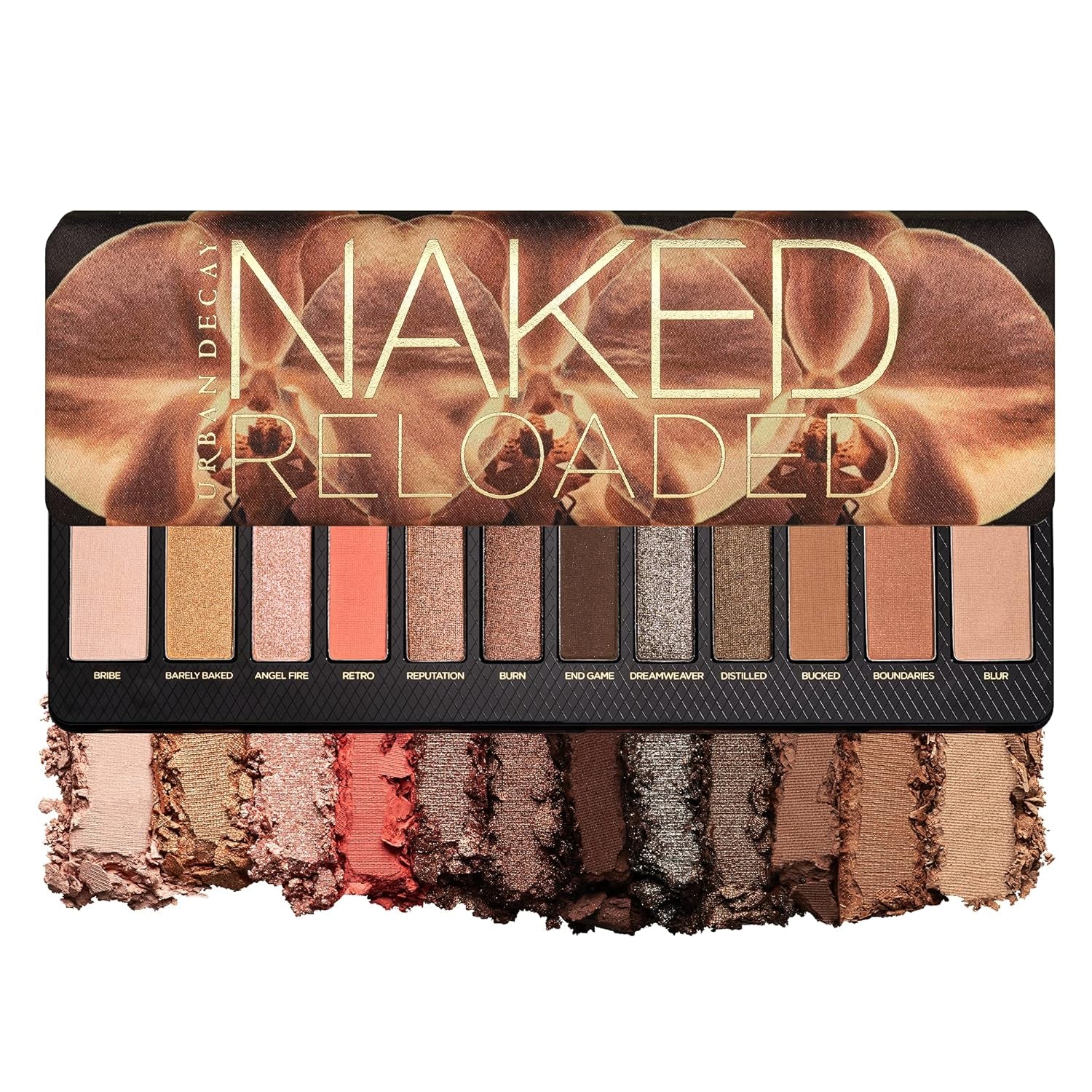 Naked Reloaded, Nude Bronze Neutral Eyeshadow Palette, Matte, Metallic, Shimmer Finish, 12 Warm Bronze Eye Shadows, Natural Soft Glam Smokey Eye Makeup, Vegan, Cruelty-Free