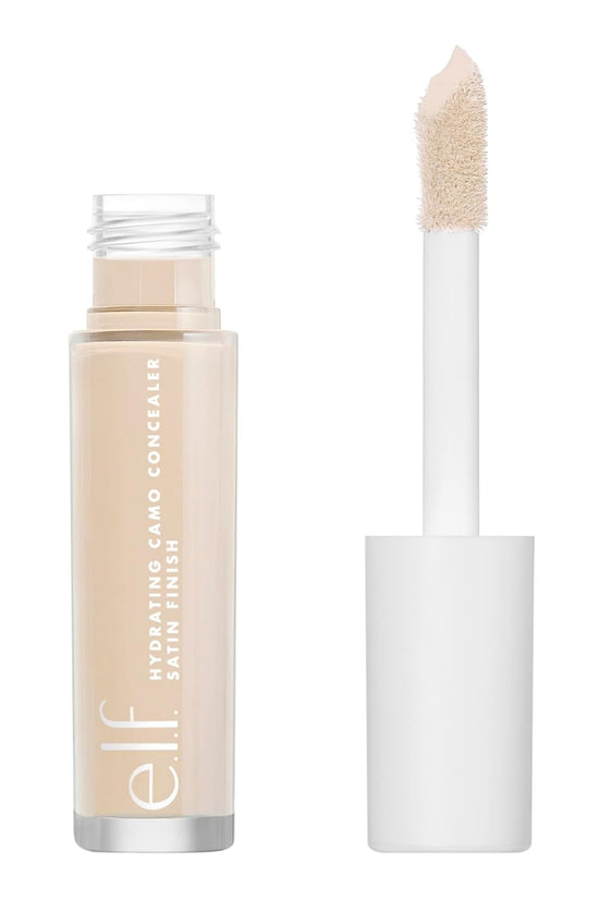 Hydrating Camo Concealer, Covers Blemishes & Under-Eye Circles, Full-Coverage & Delivers a Satin Finish, Vegan & Cruelty-Free, Light Sand