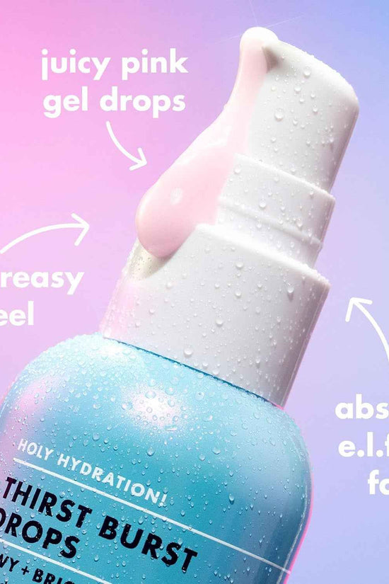 SKIN Holy Hydration! Thirst Burst Drops, Serum for a Radiant Complexion Instantly & over Time, Made with Hyaluronic Acid, Vegan & Cruelty-Free