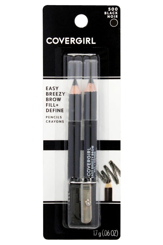 - Easy Breezy Brow Fill + Define Brow Pencil, Sharpener Included, Long-Lasting, Deeply Pigmented, Blendable Formula, 100% Cruelty-Free