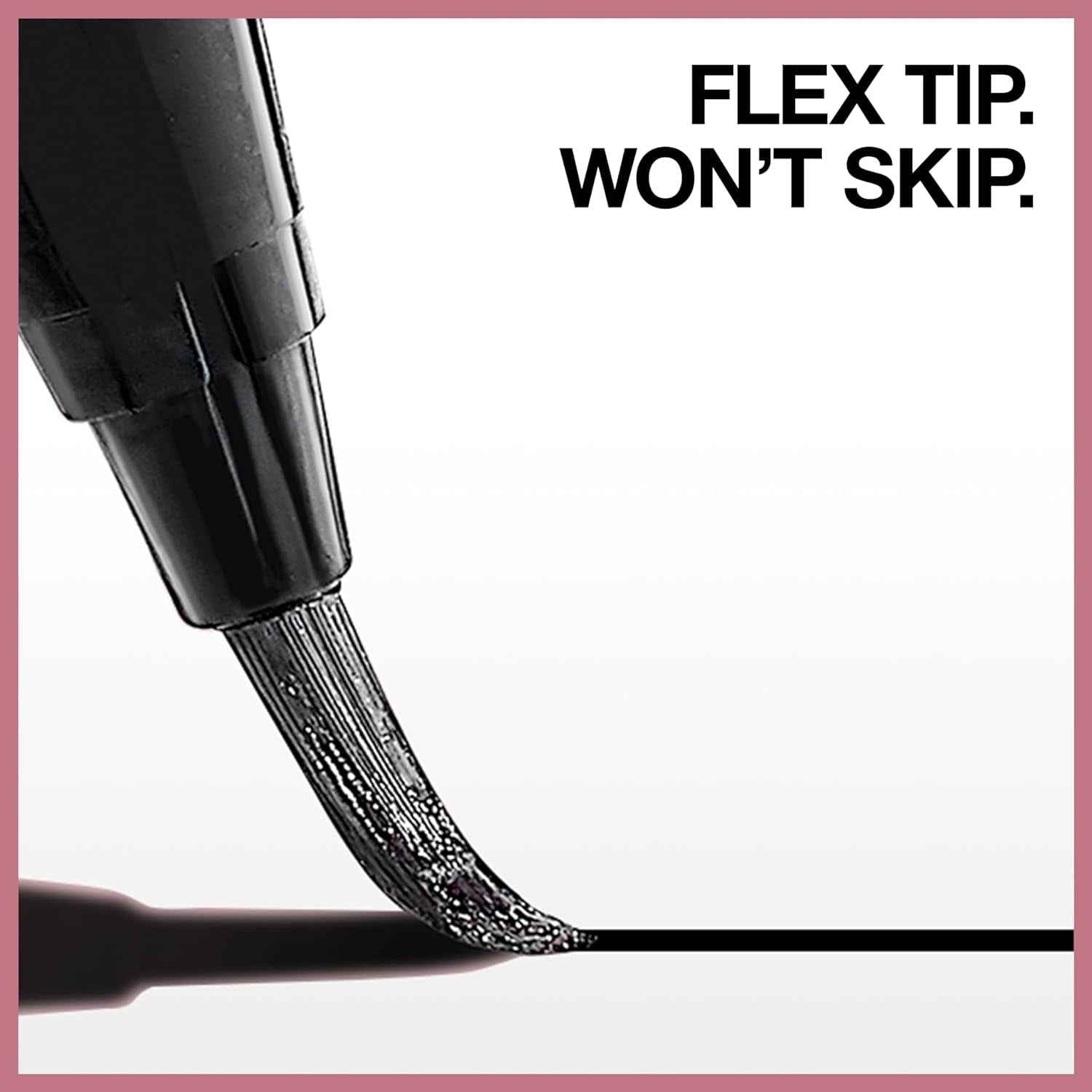 Hyper Easy Liquid Pen No-Skip Eyeliner, Satin Finish, Waterproof Formula, Pitch Black, 0.018 Fl Oz