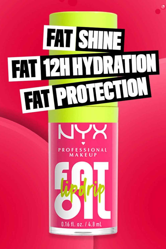 Fat Oil Lip Drip, Moisturizing Lip Oil Gloss, Vegan Tinted Formula, up to 12 HR Hydration - Missed Call (Sheer Pink)