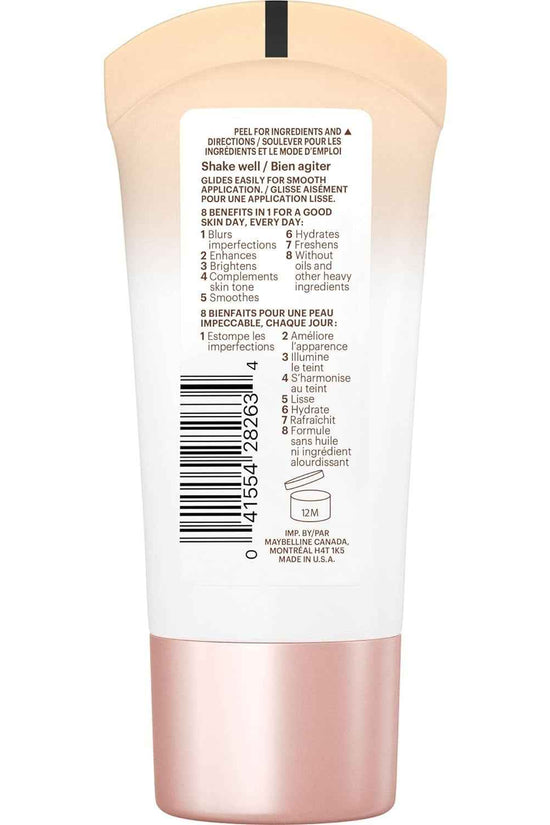 Dream Fresh Skin Hydrating BB Cream, 8-In-1 Skin Perfecting Beauty Balm with Broad Spectrum SPF 30, Sheer Tint Coverage, Oil-Free, Light/Medium, 1 Fl Oz