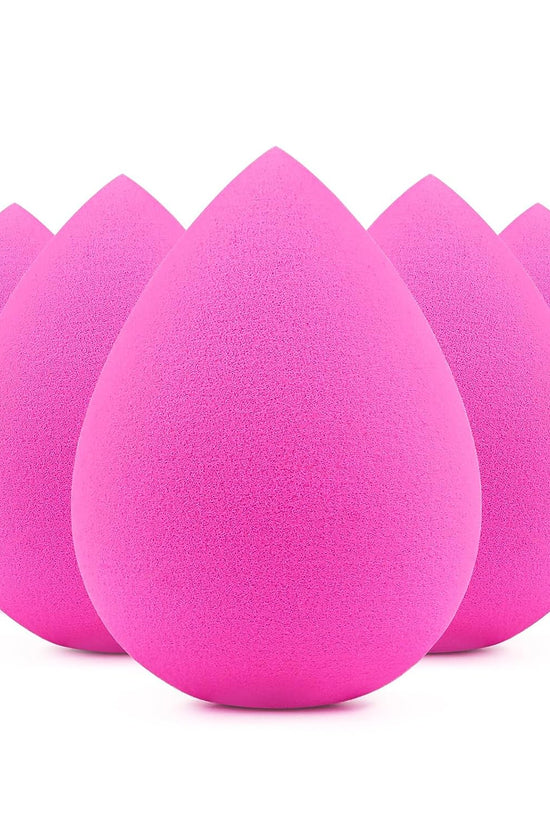Makeup Sponge Set 5 Pack Micro Porous Low Absorption Soft Latex Free Foundation Beauty Sponges & Blenders for Powder Cream