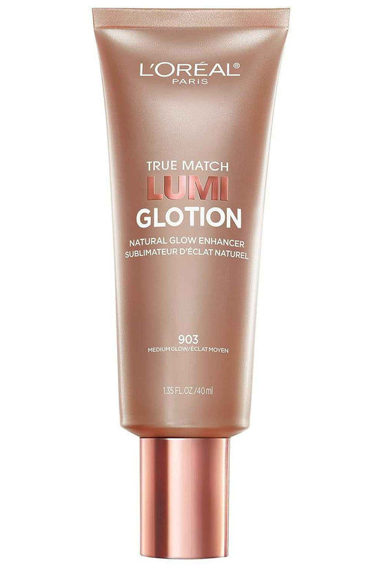 Makeup True Match Lumi Glotion, Natural Glow Enhancer, Illuminator Highlighter, Bronzing Drops for a Sun-Kissed Glow, 903 Medium