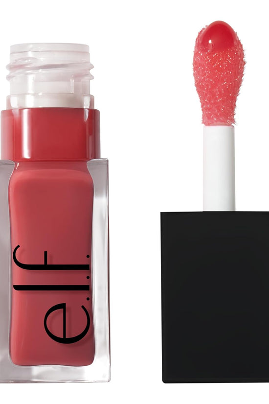 Glow Reviver Lip Oil, Nourishing Tinted Lip Oil for a High-Shine Finish, Infused with Jojoba Oil, Vegan & Cruelty-Free, Rose Envy