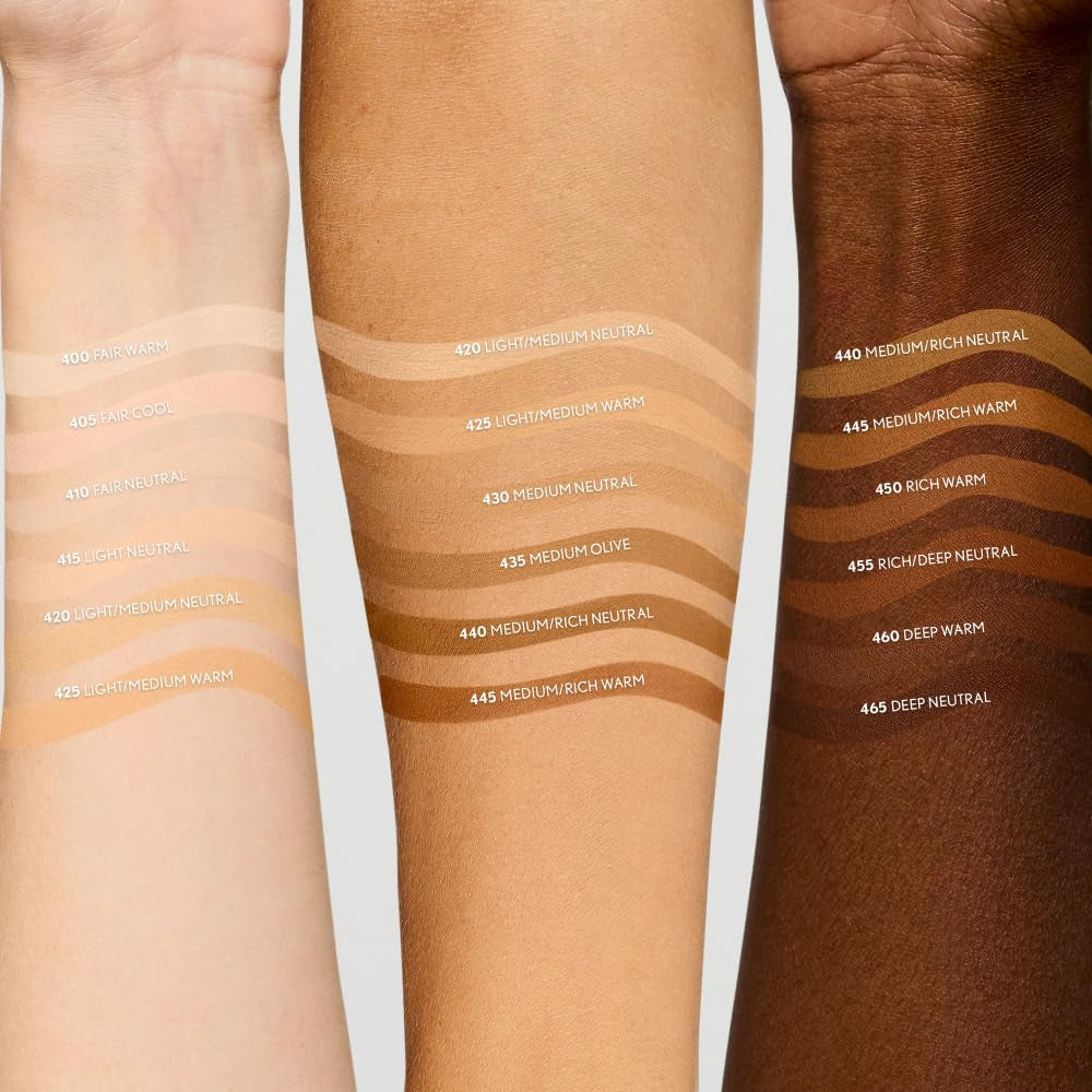 Clean Fresh Blurring Skin Tint with SPF 30, 430 Medium Neutral, Liquid Foundation, Soft Matte Finish, Smooths, Brightens, Blurs Pores, Mineral Sunscreen, Vegan Formula