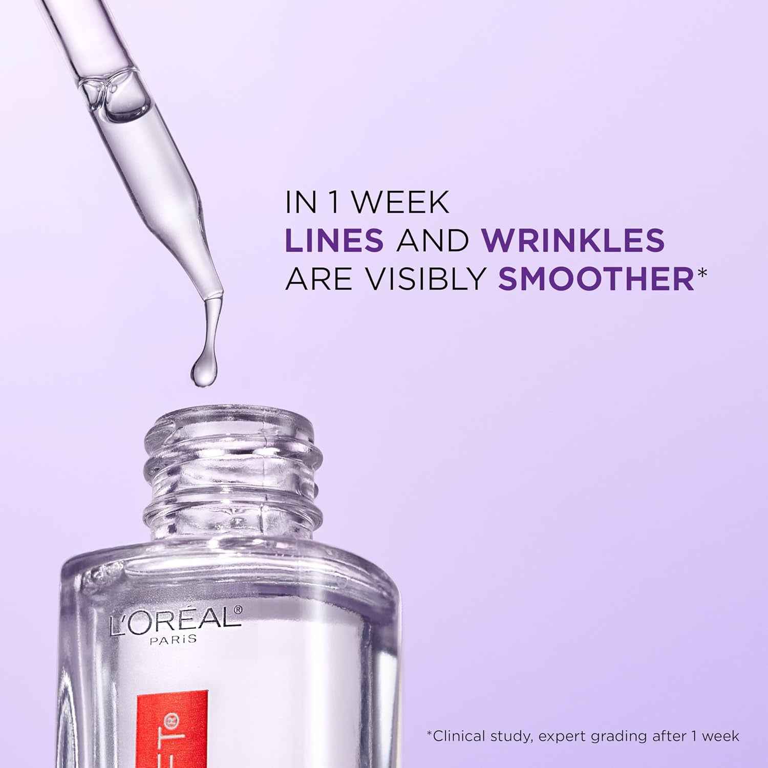 Revitalift 1.5% Pure Hyaluronic Acid Serum for Face, anti Aging Serum to Hydrate Skin & Reduce Wrinkles, Fragrance Free Skin Care for All Skin Types, 1 Oz