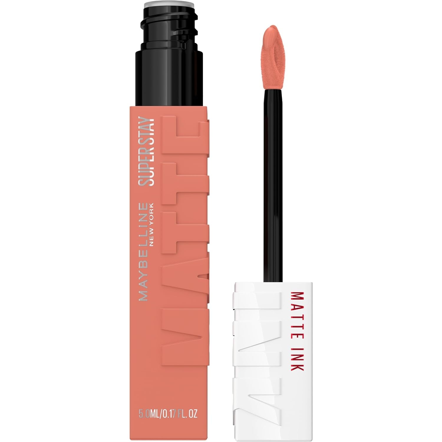 Super Stay Matte Ink Liquid Lipstick Makeup, Long Lasting High Impact Color, up to 16H Wear, Mover, Brown, 1 Count, Packaging May Vary
