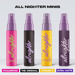 All Nighter Ultra Matte Makeup Setting Spray for Face, Transfer-Proof, Long-Lasting 16 HR Wear, with Oil-Absorbing Kaolin Clay, Matte Finish, Oil-Free, Paraben-Free, Vegan