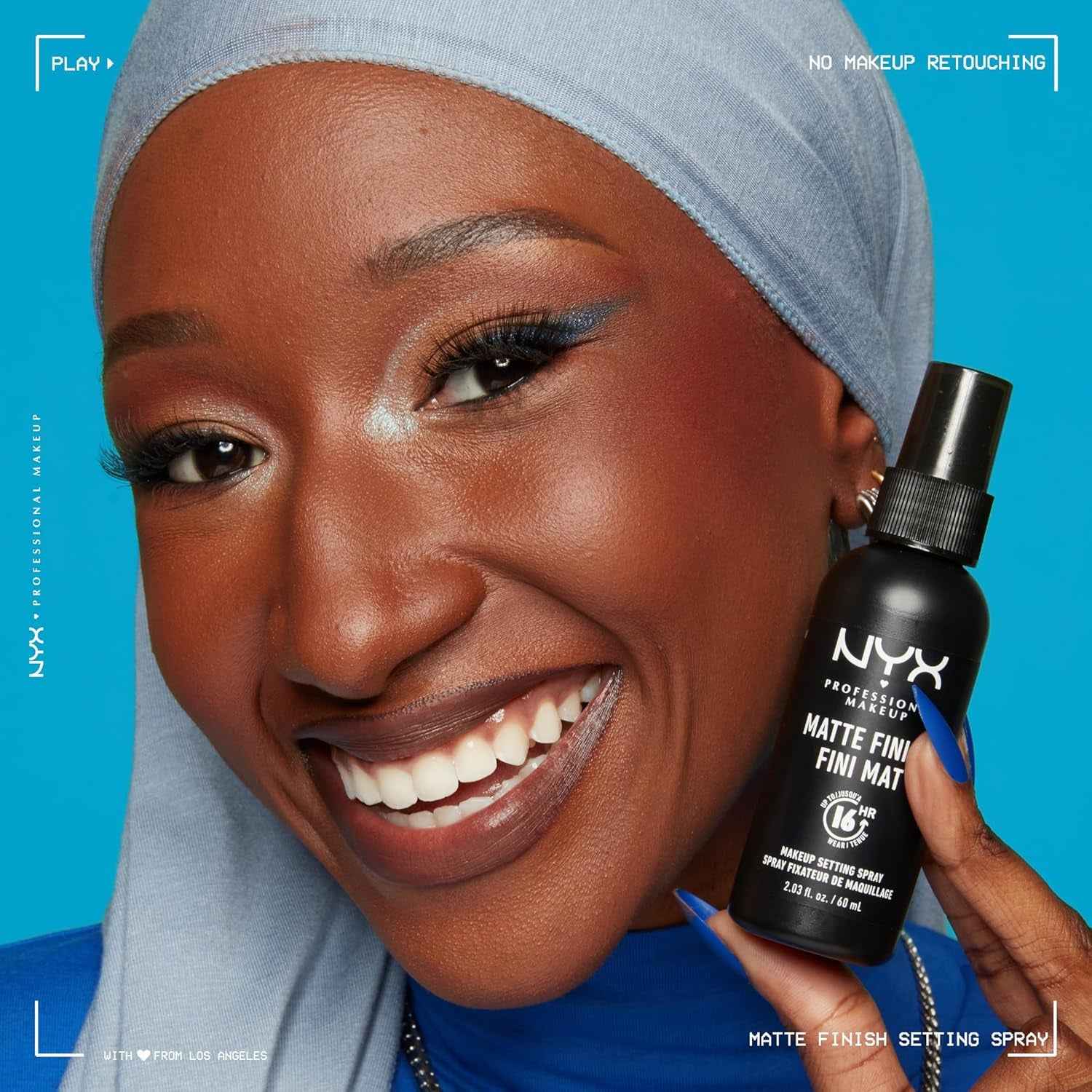 Makeup Setting Spray - Matte Finish, Long-Lasting Face Mist for up to 16HR Wear, Vegan Formula