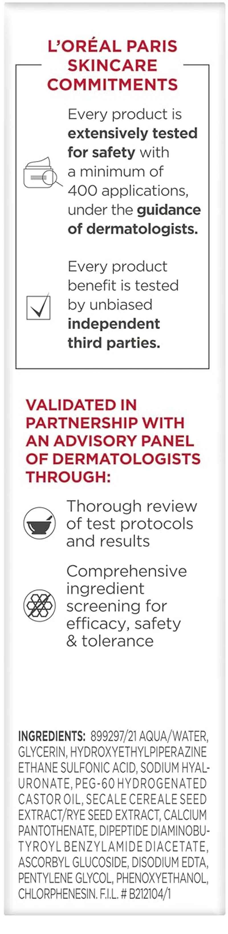 Revitalift 1.5% Pure Hyaluronic Acid Serum for Face, anti Aging Serum to Hydrate Skin & Reduce Wrinkles, Fragrance Free Skin Care for All Skin Types, 1 Oz