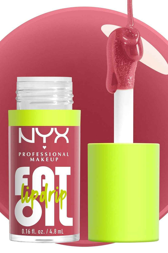 Fat Oil Lip Drip, Moisturizing Lip Oil Gloss, Vegan Tinted Formula, up to 12 HR Hydration - Missed Call (Sheer Pink)