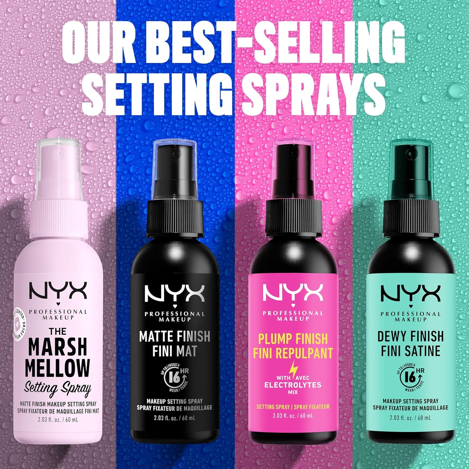 Makeup Setting Spray - Matte Finish, Long-Lasting Face Mist for up to 16HR Wear, Vegan Formula