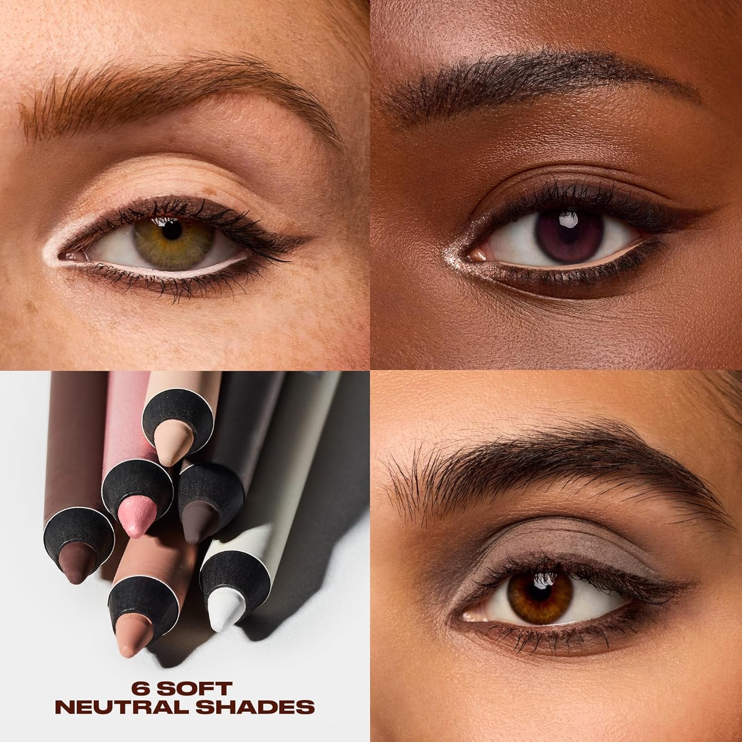 24/7 Waterproof Waterline Eyeliner Pencil, Smudge-Resistant, Transfer-Resistant, 24HR Wear, Long-Lasting Creamy Neutral Color, Eye Liner for Tightlining + Defining, Vegan - 0.04 Oz