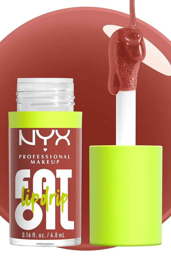 Fat Oil Lip Drip, Moisturizing Lip Oil Gloss, Vegan Tinted Formula, up to 12 HR Hydration - Missed Call (Sheer Pink)