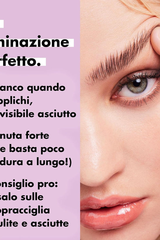 Brow Laminating Gel, Strong-Hold, Clear-Drying & Water-Resistant Brow Gel Creates Laminated Brows, Comb & Sculpt Brows, Vegan & Cruelty-Free