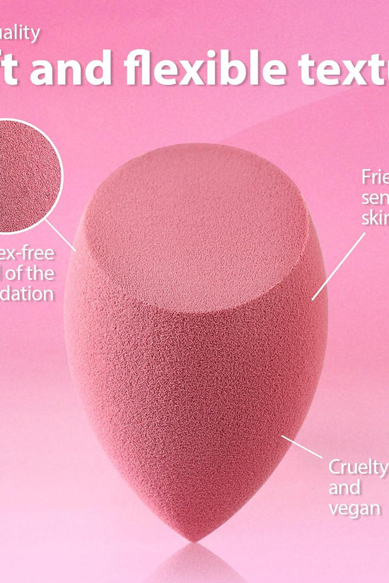 Makeup Sponge Set  Blender Sponges 7 Pcs for Liquid, Cream, and Powder, Latex Free, Multi Colored Beauty Sponges with 1 Mini Sponge, Vegan & Cruelty-Free